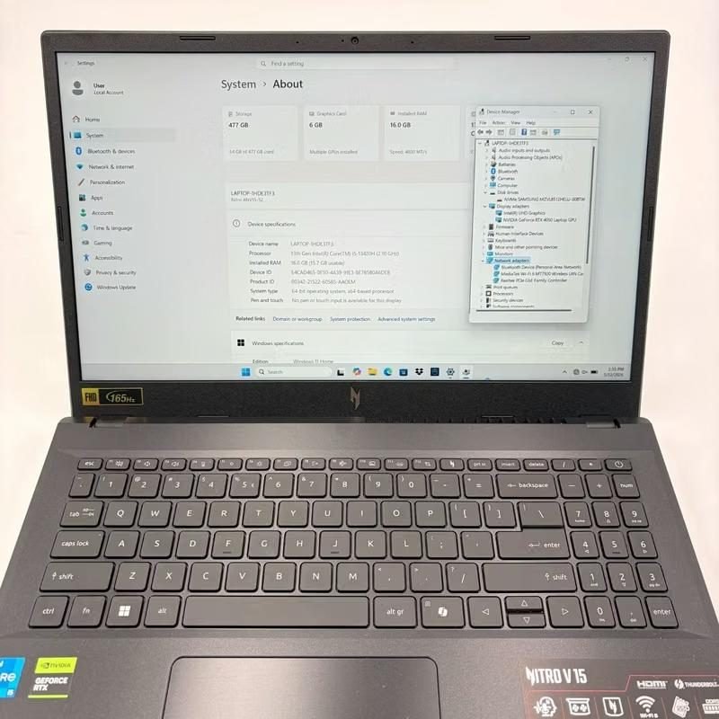 Laptop Gamer Acer Nitro V RTX 4050 - foto 3
