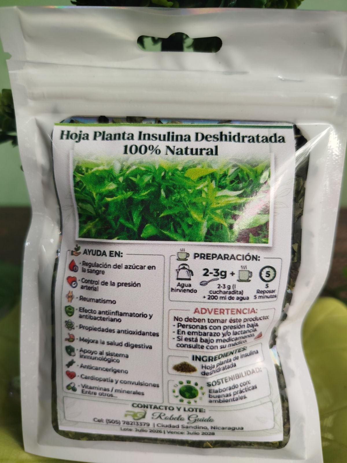 Hoja de insulina Deshidratada - foto 2