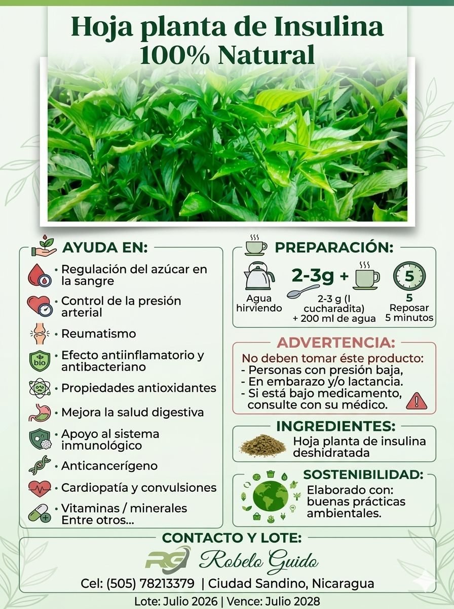 Hoja de insulina Deshidratada - foto 3