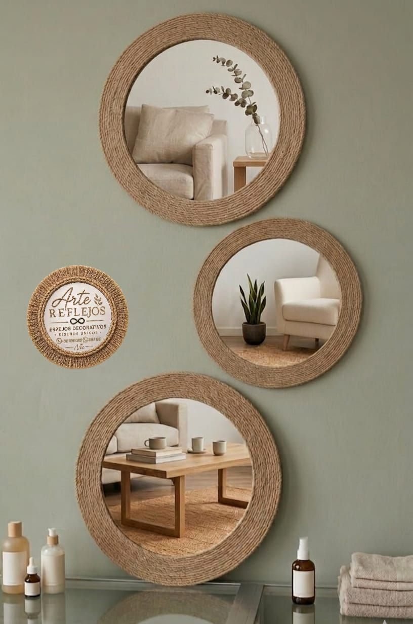 Espejos decorativos diseños rústico estilo BOHEMIO - foto 8