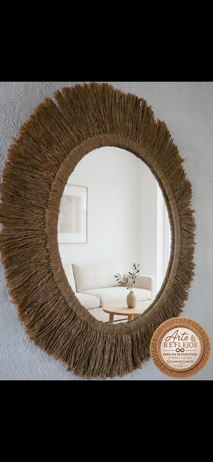 Espejos decorativos diseños rústico estilo BOHEMIO - foto 9