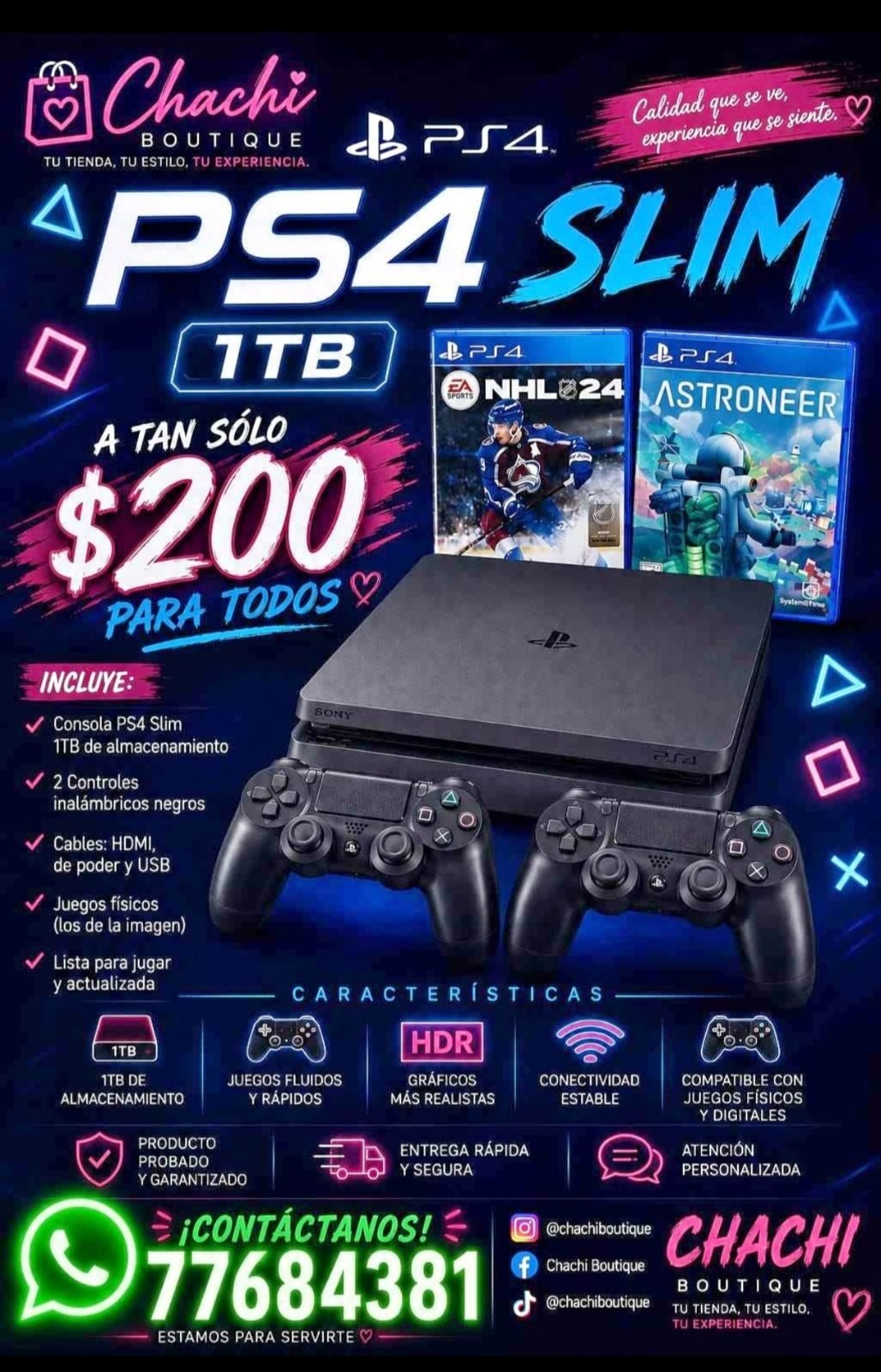 Playstation PS4 SLIM 1TB