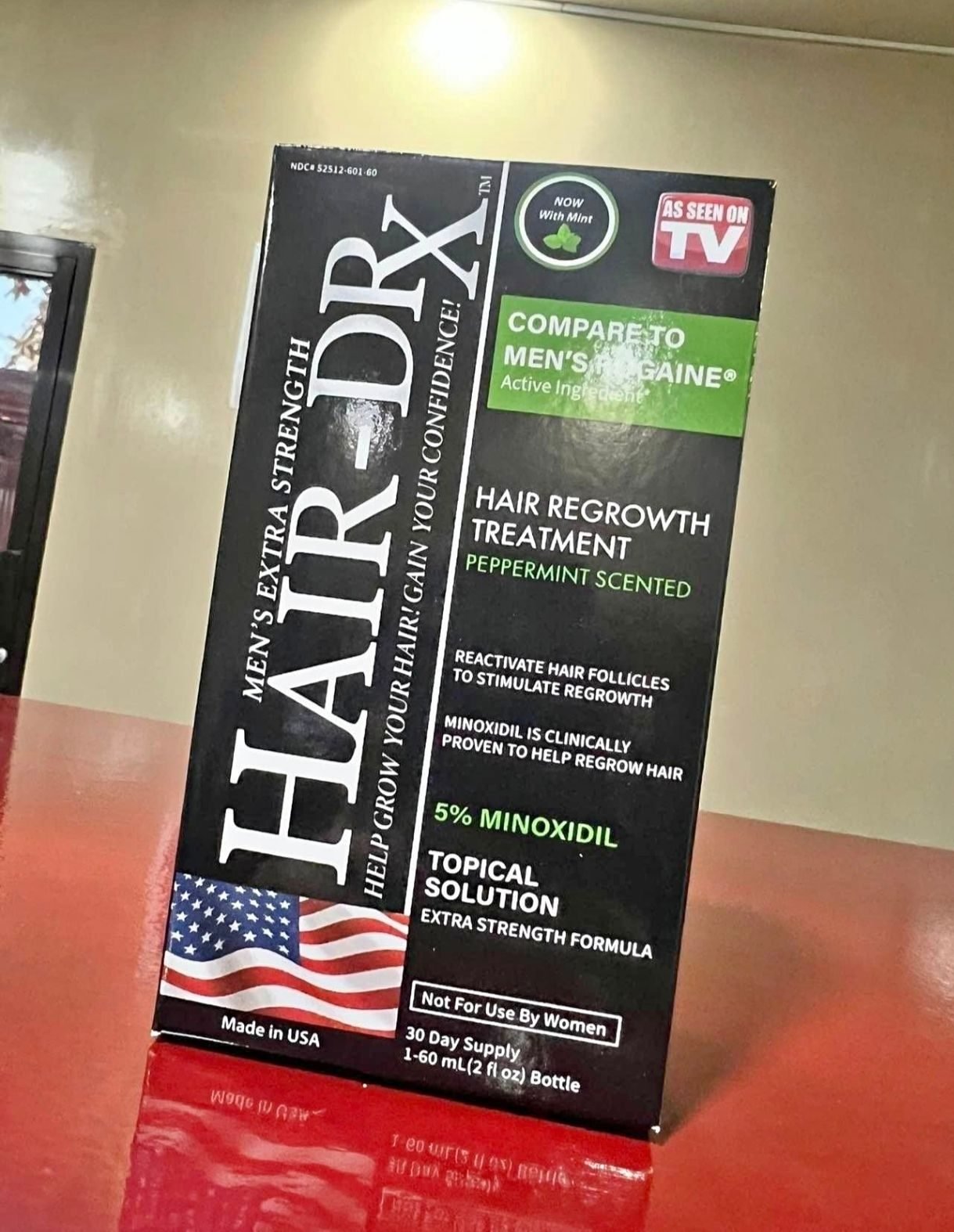 Minoxidil con Menta