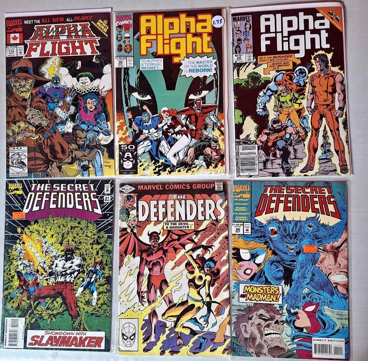 LOTE DE CÓMICS MARVEL