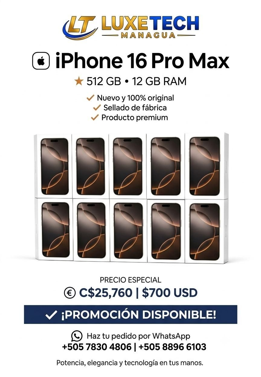 🍎 iPhone 16 Pro Max — 1 TB 🔥