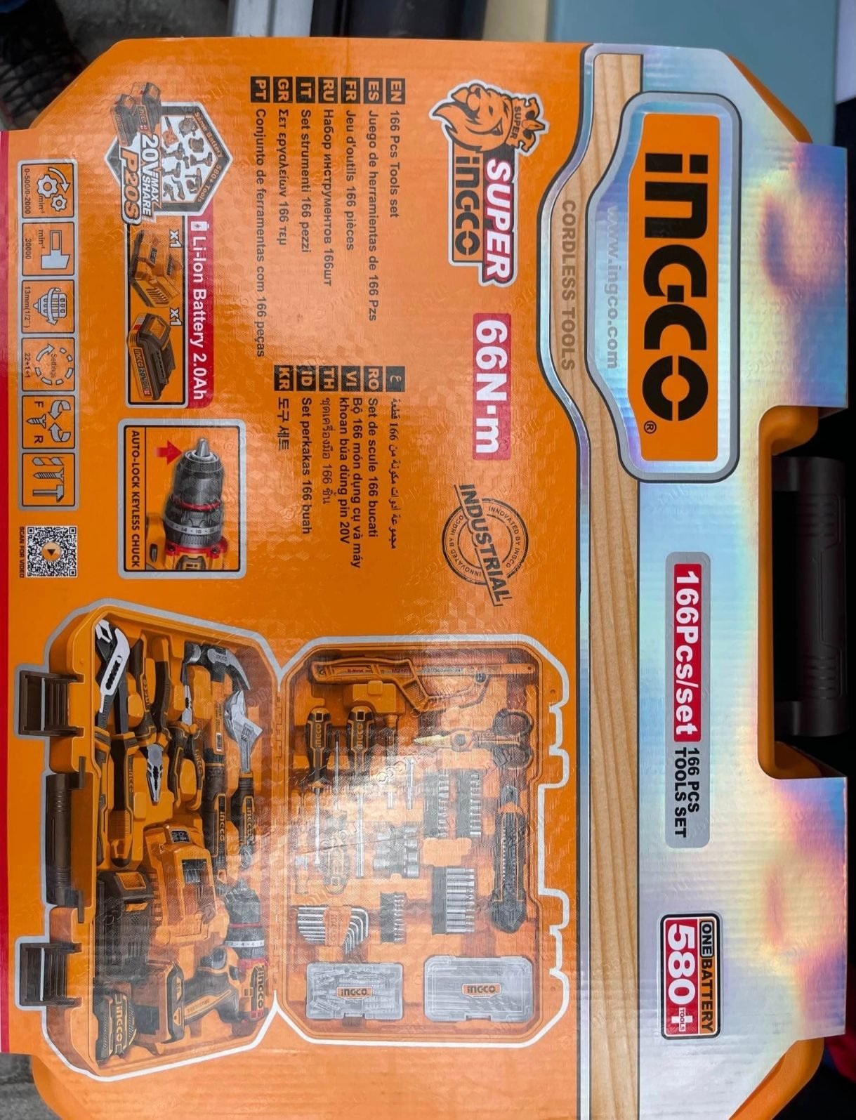 Kit de Herraminetas ingco 166pcs - foto 2