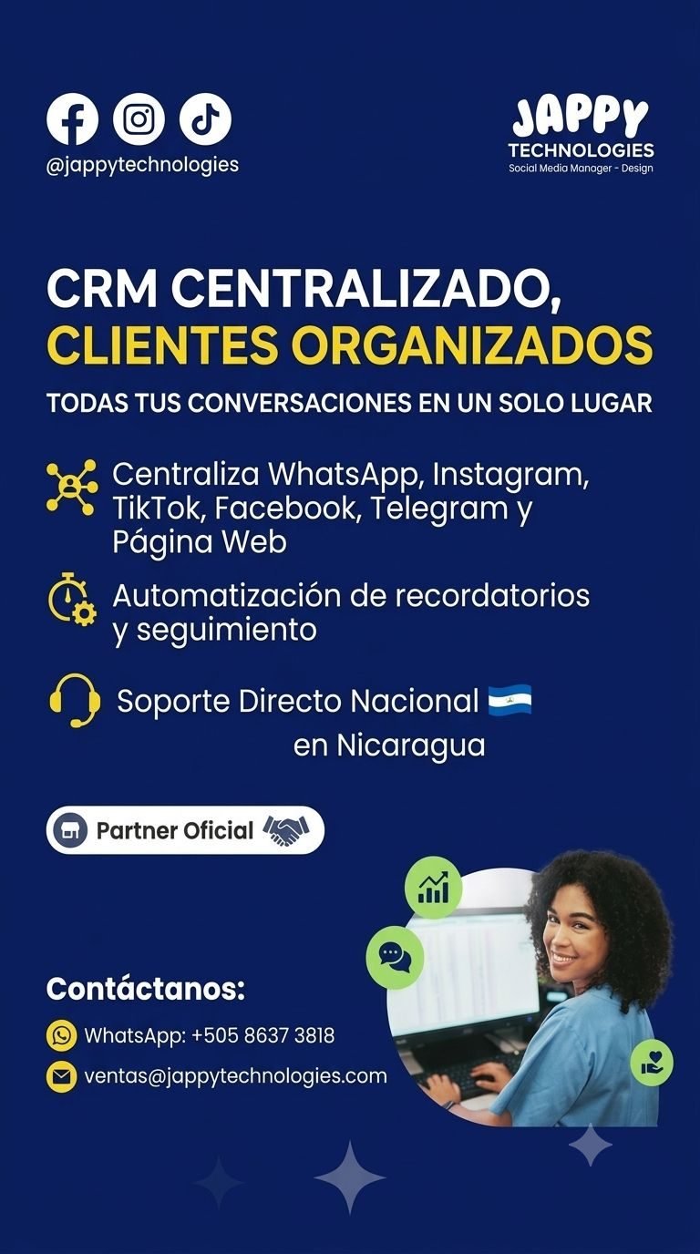 Centraliza tus Clientes | CRM + WhatsApp Multiagente | Soporte Local