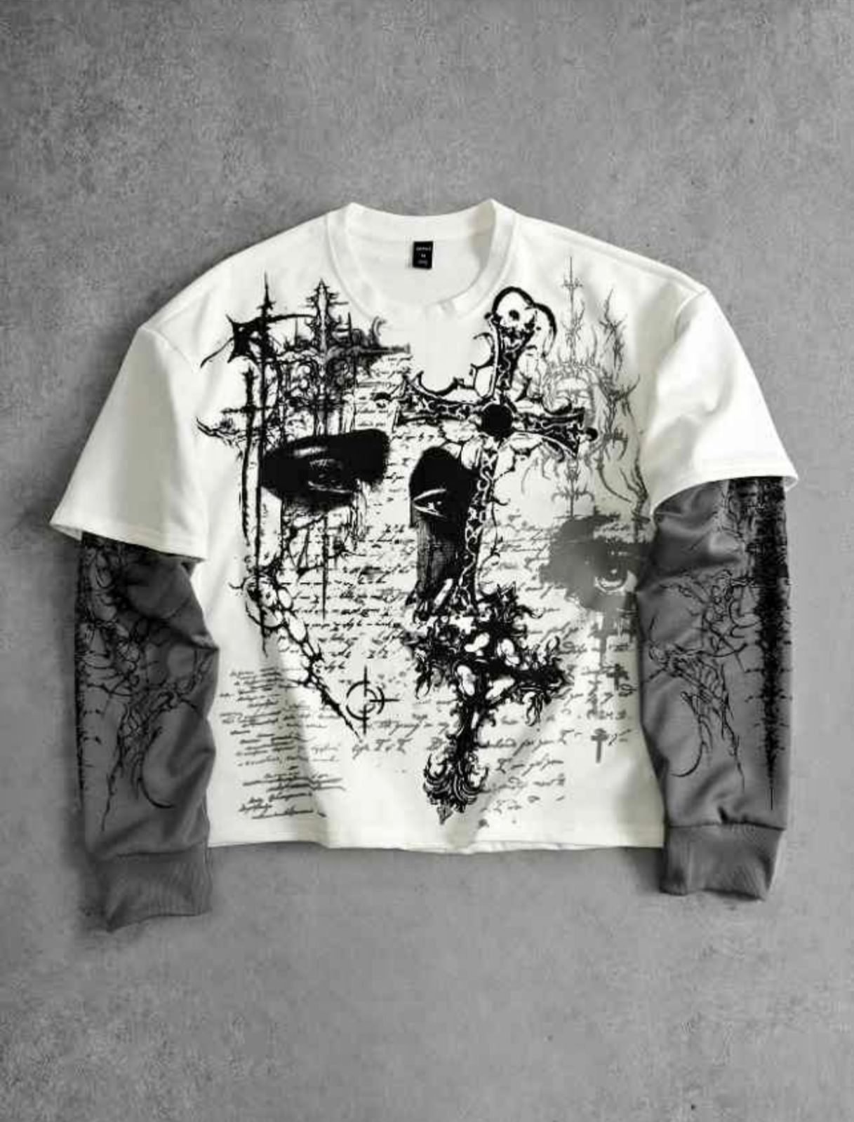 Camisa Y2K oversize Dark