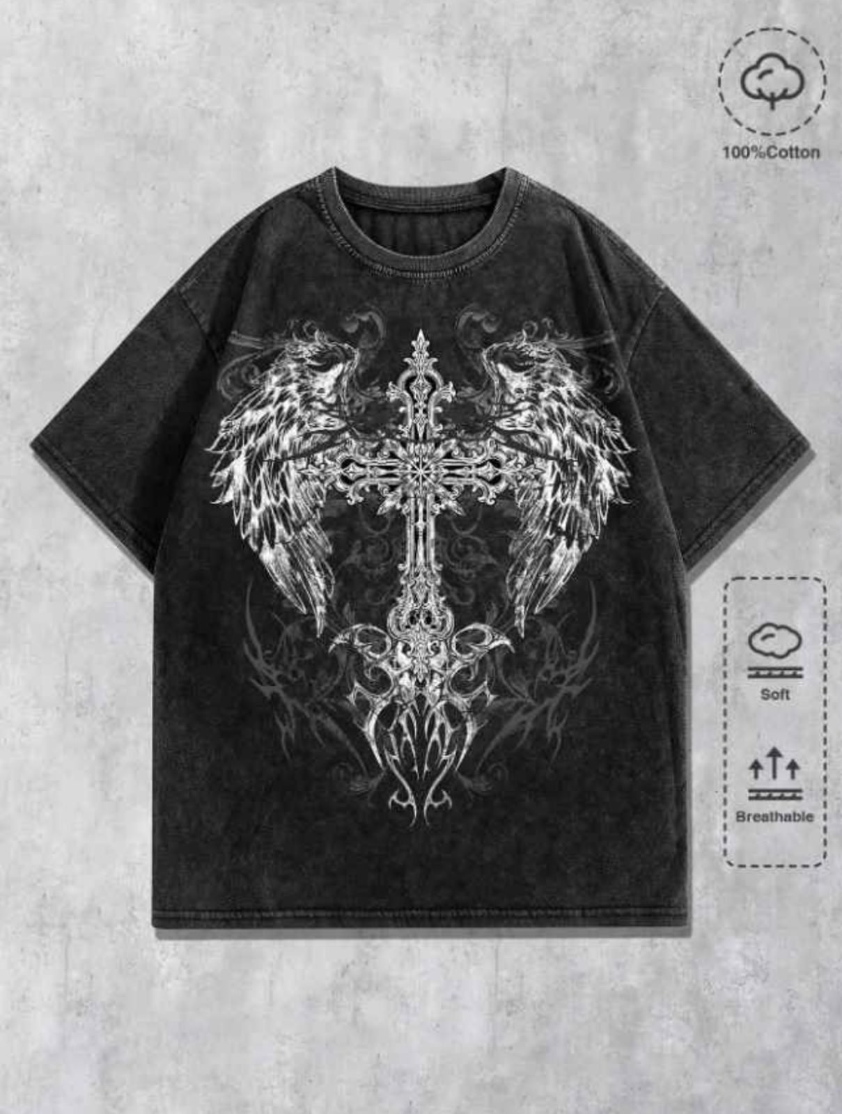 Camisa Y2K oversize Dark - foto 4