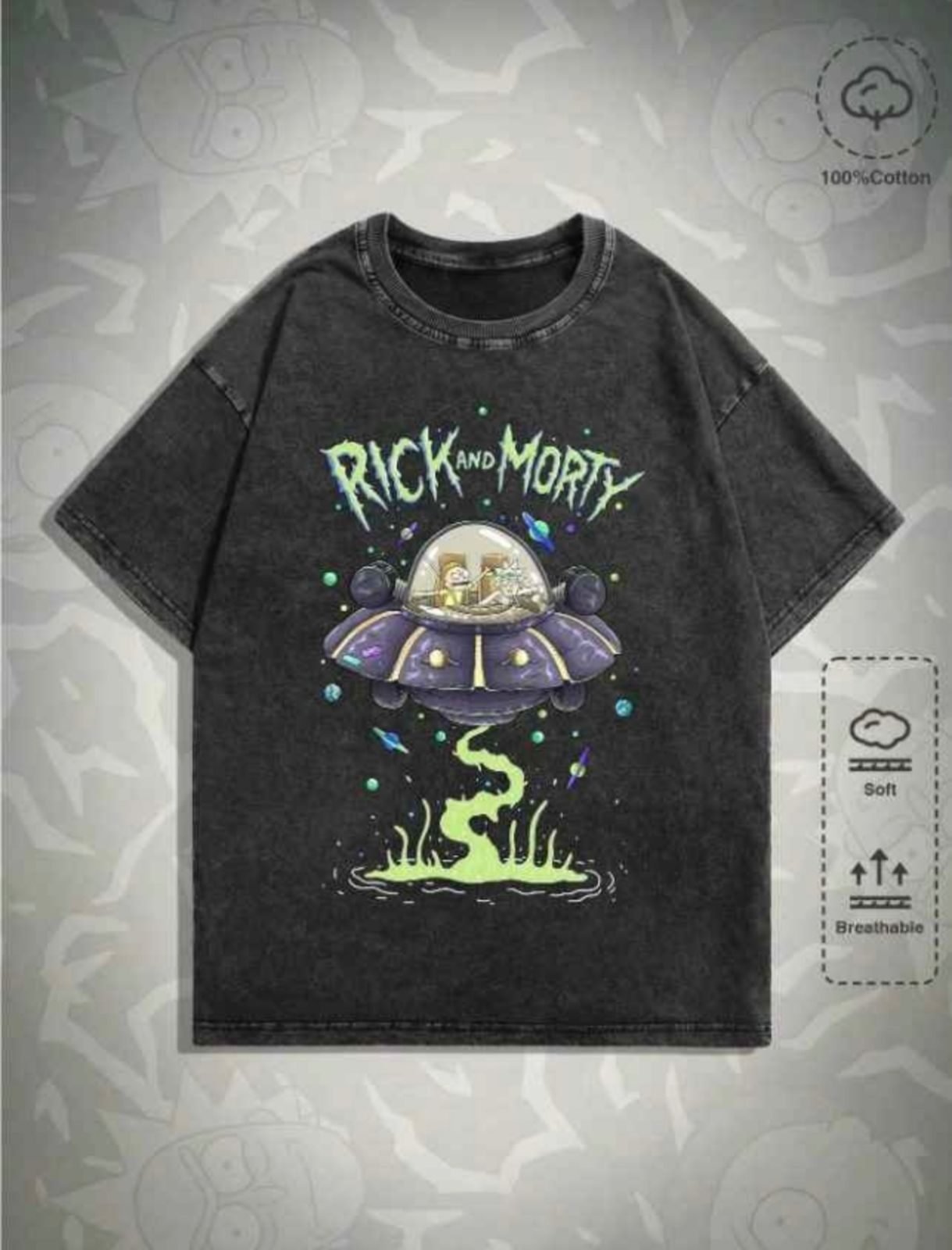 Camisa Y2K oversize Dark - foto 5