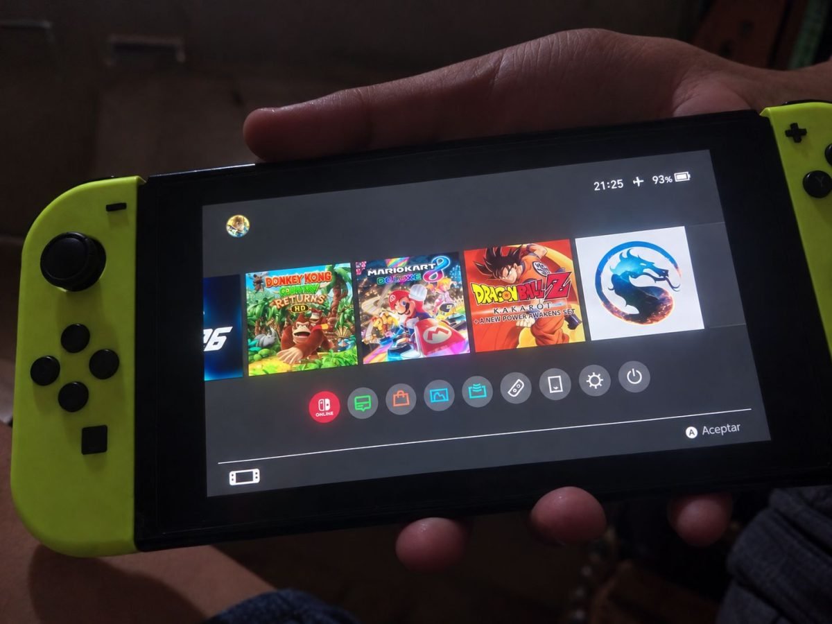 Nintendo switch v1 varios juegos varios accesorios probado todo