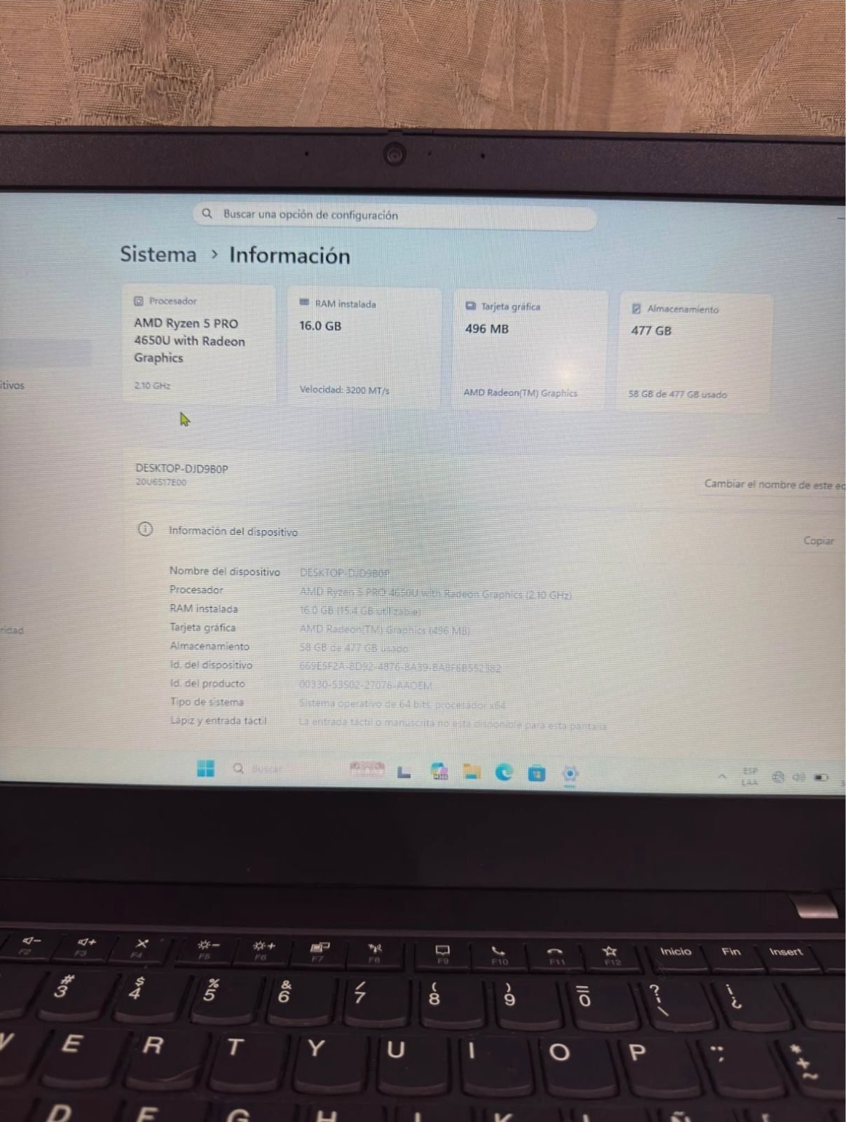 Laptop Lenovo L14 Ryzen pro. con 16 GB con 512 GB en su caja - foto 5