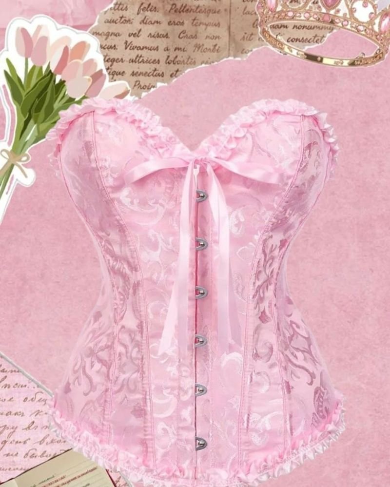 Corset  rosa pastel