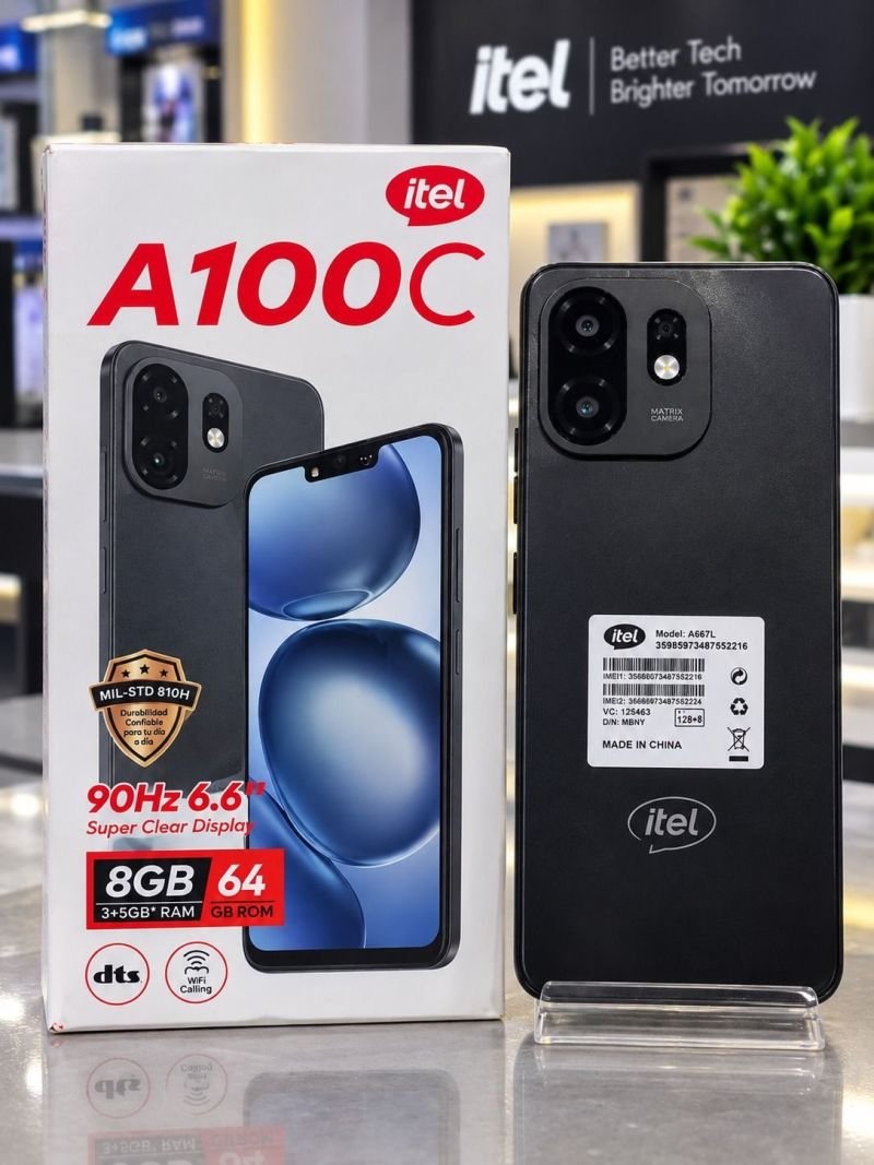 📱 ¿TU CELULAR YA ESTÁ LENTO? ¡CAMBIATE AL ITEL A100C! 🚀 BATERÍA DE 5000mAh Y PANTALLA 90Hz 🔥