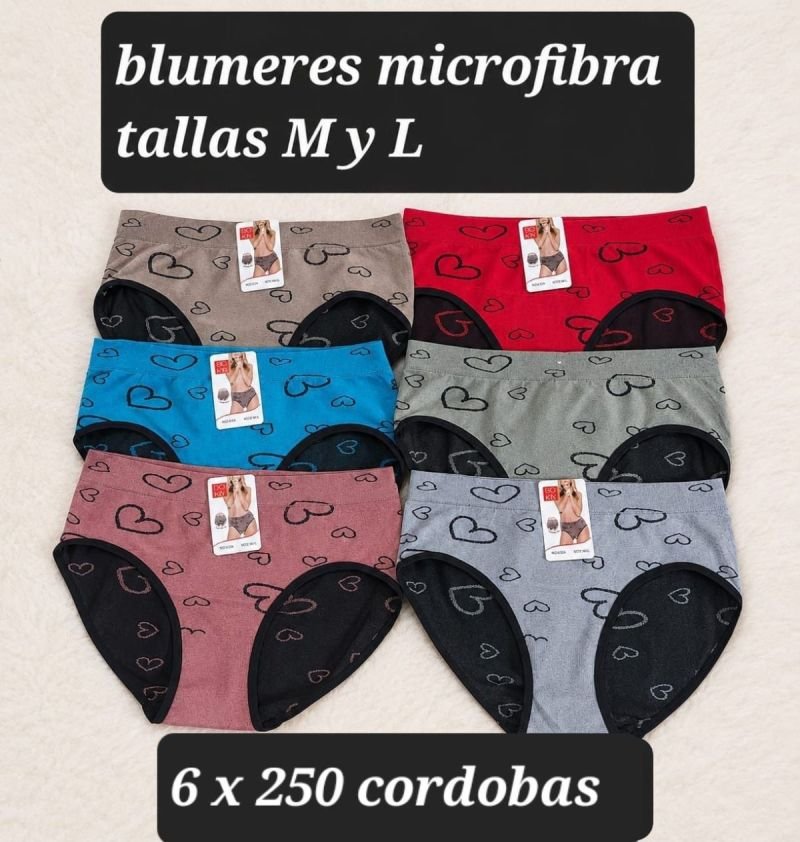 Blumeres de dama tallas M L