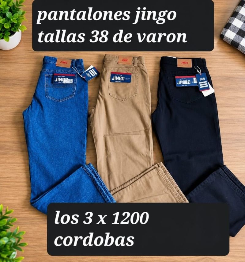 Pantalones jingo tallas 38