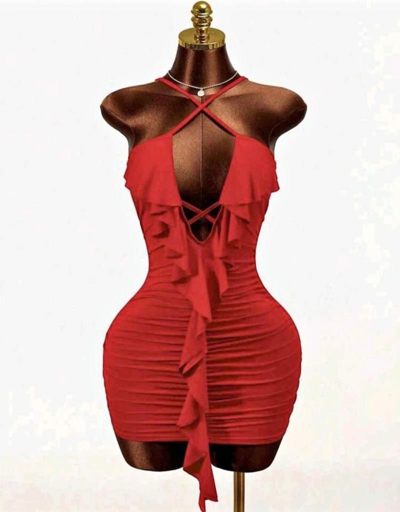 Vestido rojo corto