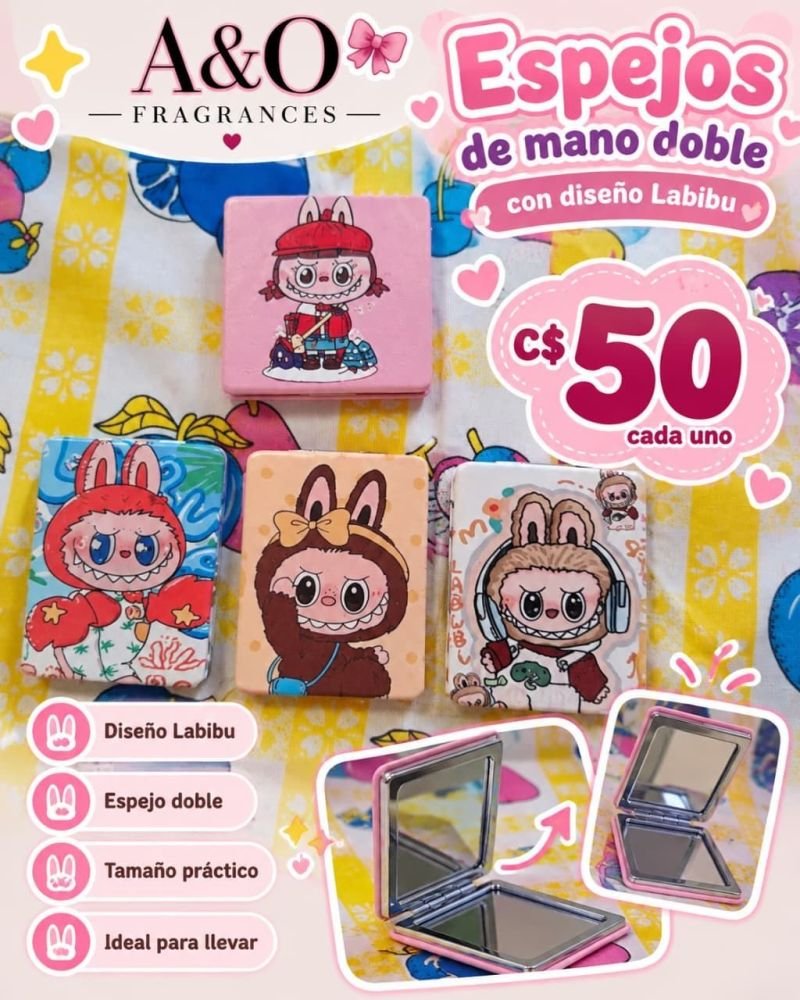 ESPEJOS DOBLES DE LABUBU ✨🪞